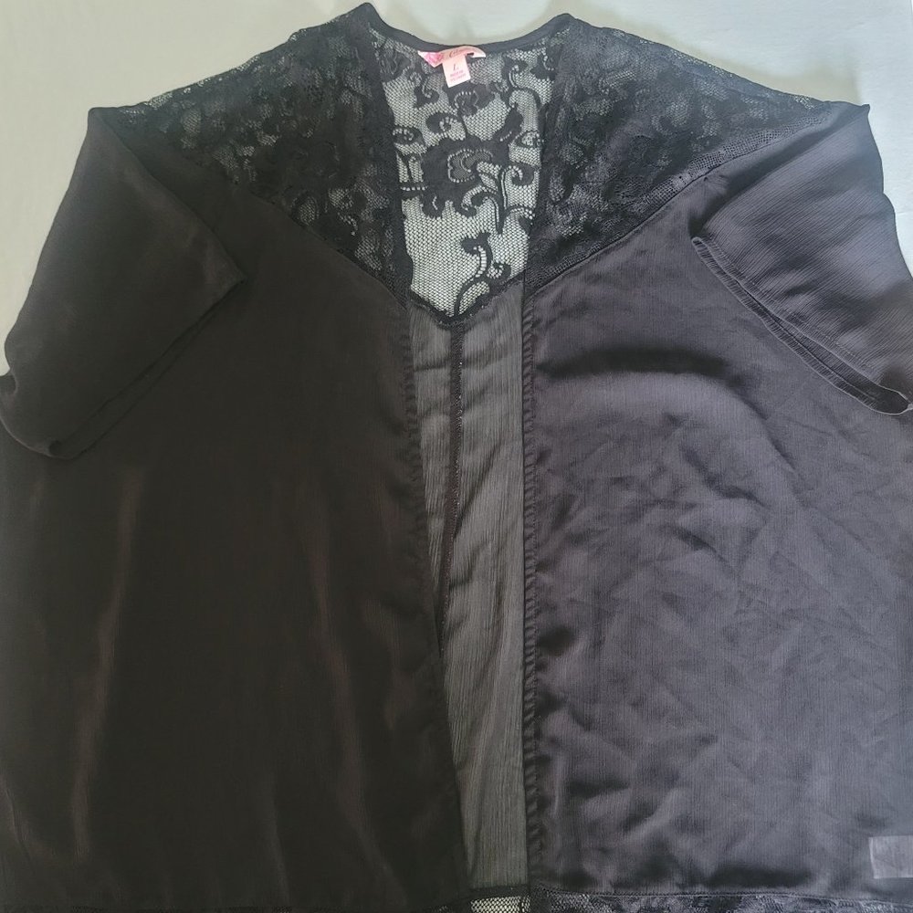 Black Sheer Coverup